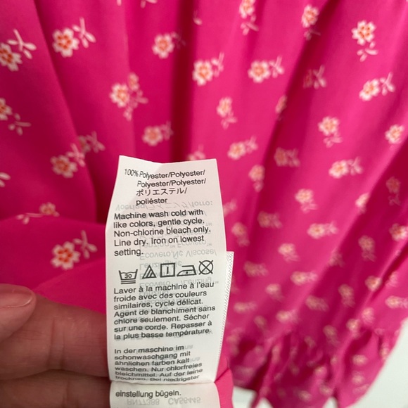 J. Crew Pink Floral Ruffle Dress - Picture 5 of 9